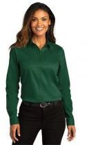 Port Authority® Ladies 4.3 oz Stain Release Long Sleeve SuperPro™React™Twill Dress Shirt